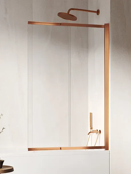 Parawan nawannowy Sensi Copper Brushed, dwuelementowy