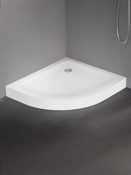 Brodzik akrylowy Mild Asymetryczny wysokość 11,5cm