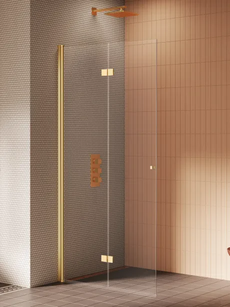 NEW SOLEO GOLD BRUSHED WALK-IN SKŁADANY