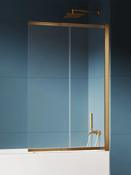 Parawan nawannowy Sensi Gold Brushed, dwuelementowy